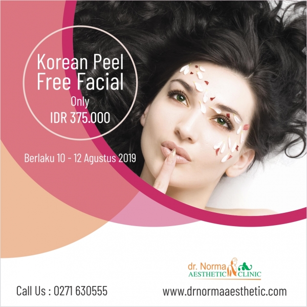 Korean Peel free Facial